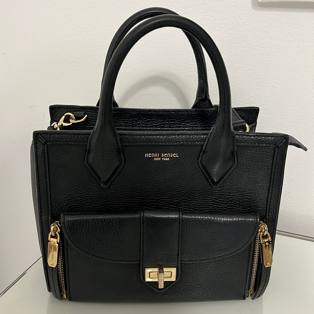 Henri Bendel Black Mini Rivington Purse